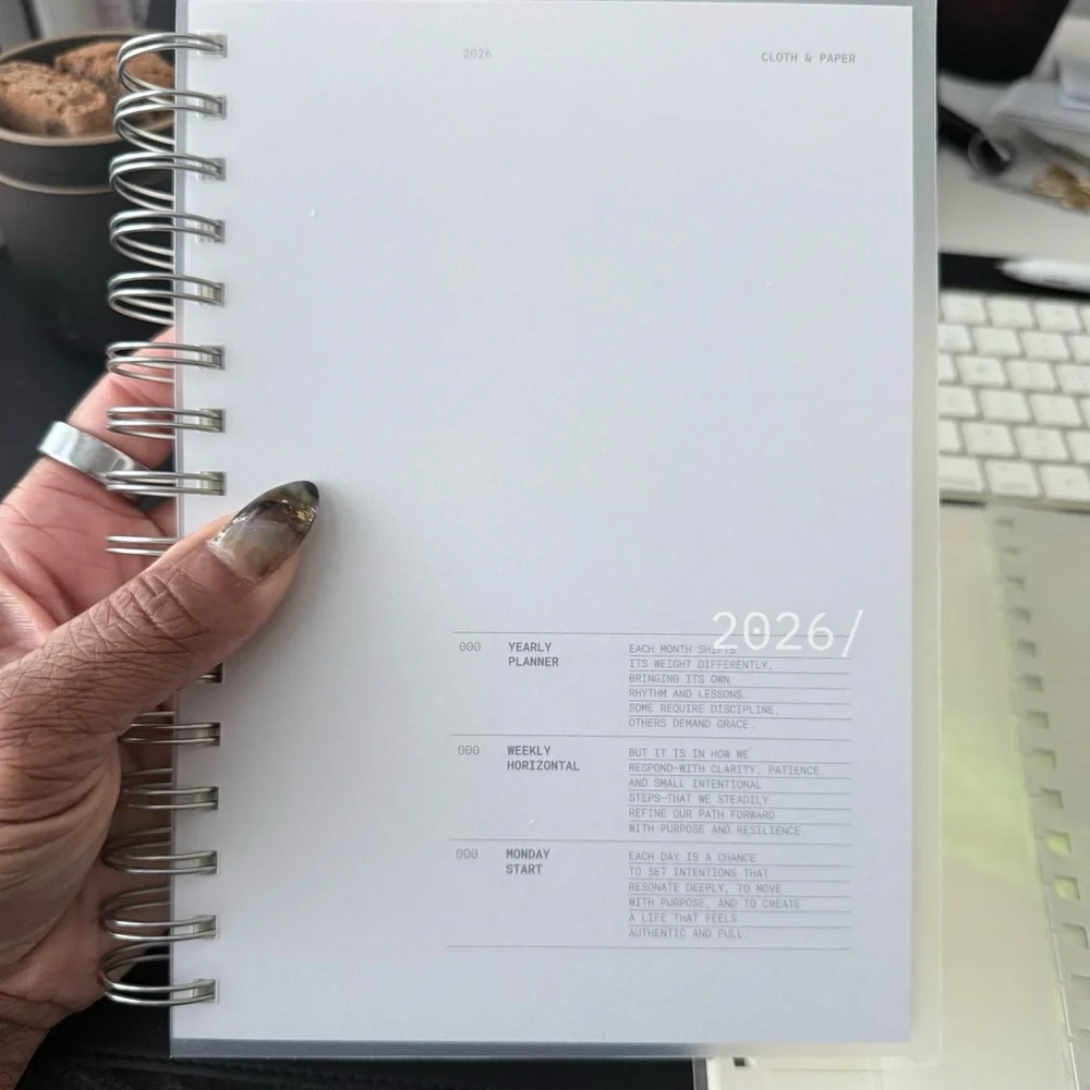 C&P 2026 weekly horizontal, spiral planner, monthly dashboard, and notes inserts